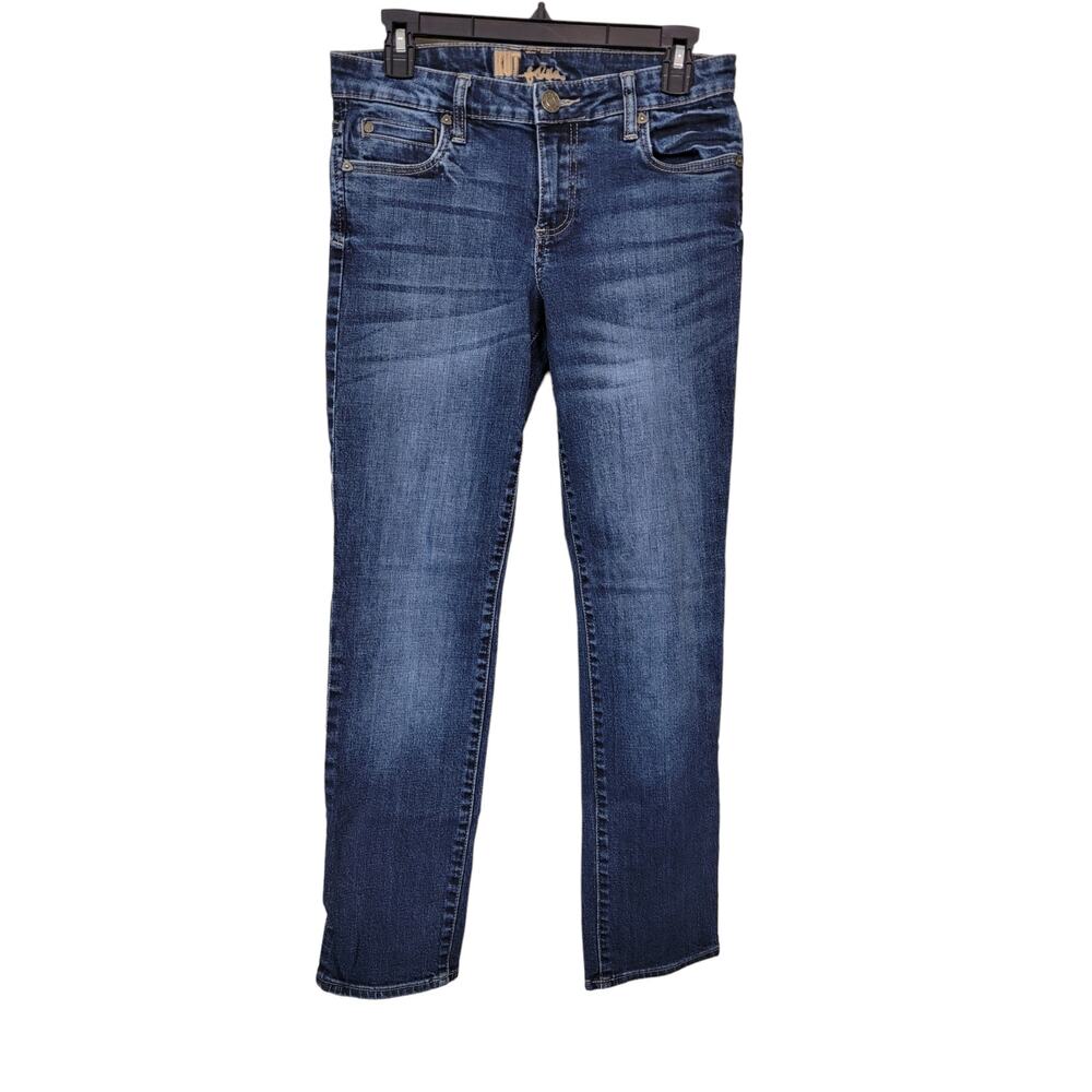 KUT from the Kloth Jeans Women's Size 6 Blue Dark Wash Low Rise 5-Pocket